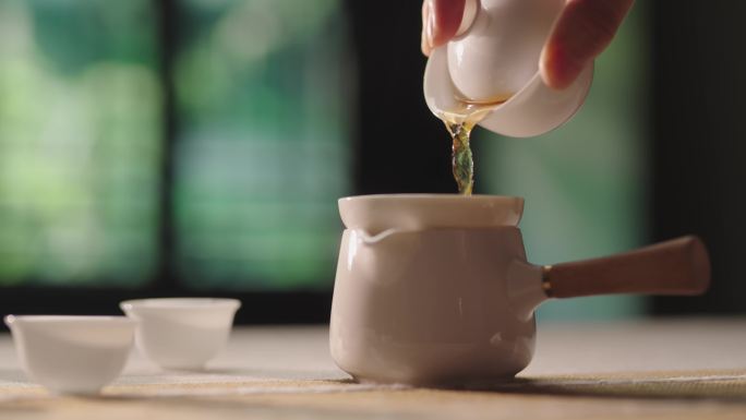 中式茶道品茗意境品味茶香闻茶香