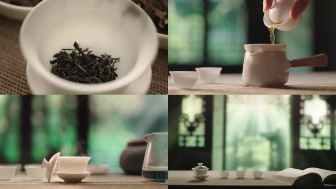 中式茶道品茗意境品味茶香闻茶香