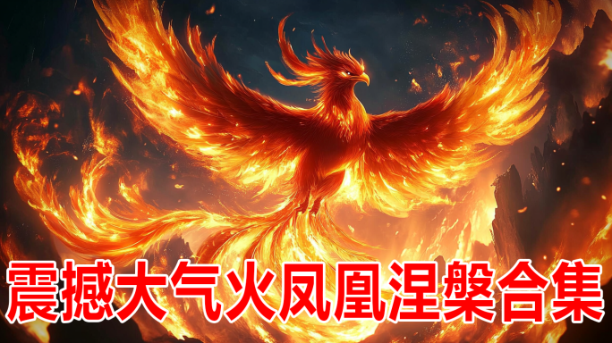 凤凰涅槃浴火重生凤凰火凤凰朱雀神话故事