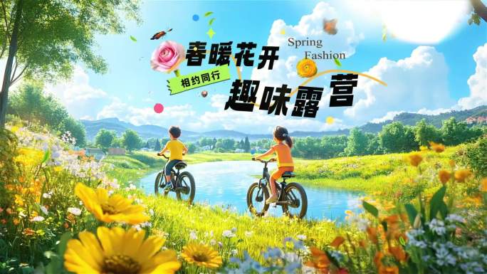 春季夏季标题字幕MG片头合集