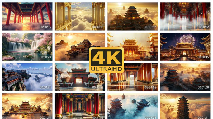 4K天庭天宫仙宫宫殿凌霄宝殿神仙2