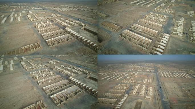 无人区建筑群：冷湖镇石油小镇