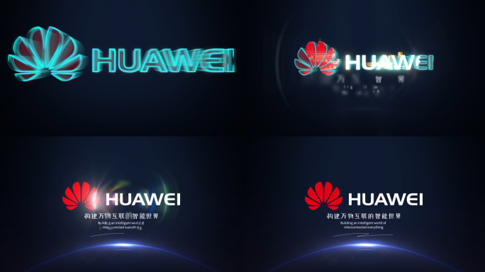 线条科技片头片尾logo演绎