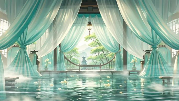水上宫殿的梦幻仙境