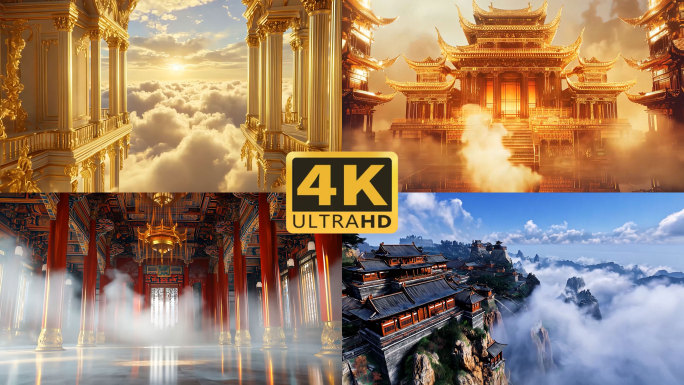 4K天庭天宫仙宫宫殿凌霄宝殿神仙1