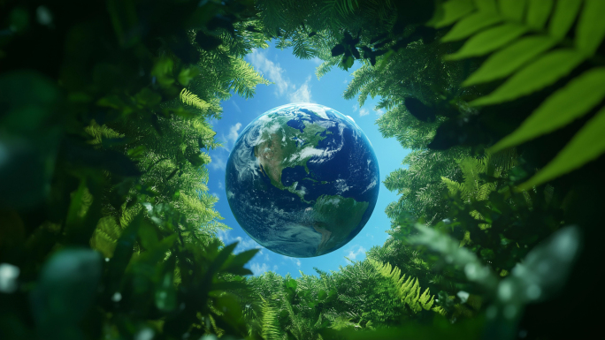 世界地球日绿色低碳环保生态合集
