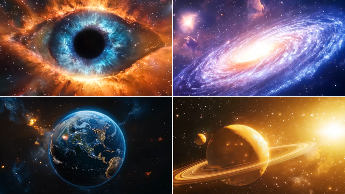 宇宙银河黑洞宇宙大爆炸星河穿梭太空银河