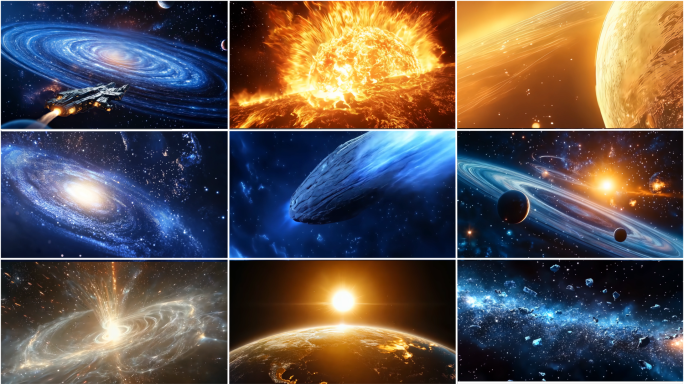 宇宙银河黑洞宇宙大爆炸星河穿梭太空银河