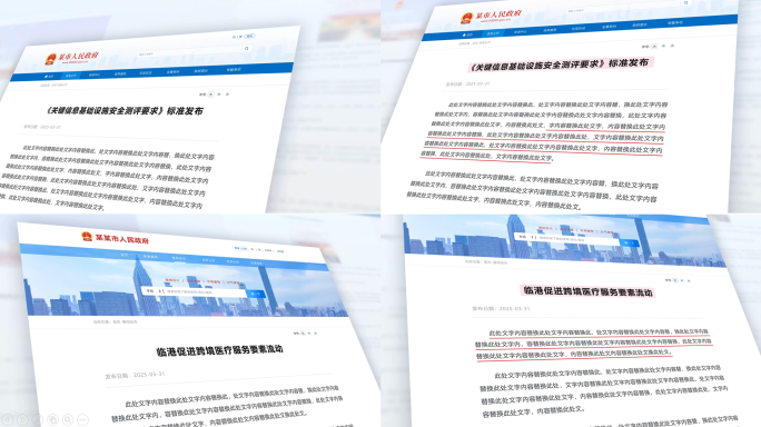 两款政策发布政府网站政策文件网页展示