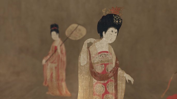 簪花仕女图