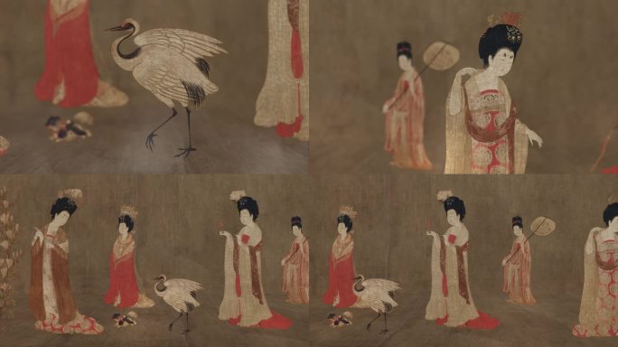 簪花仕女图