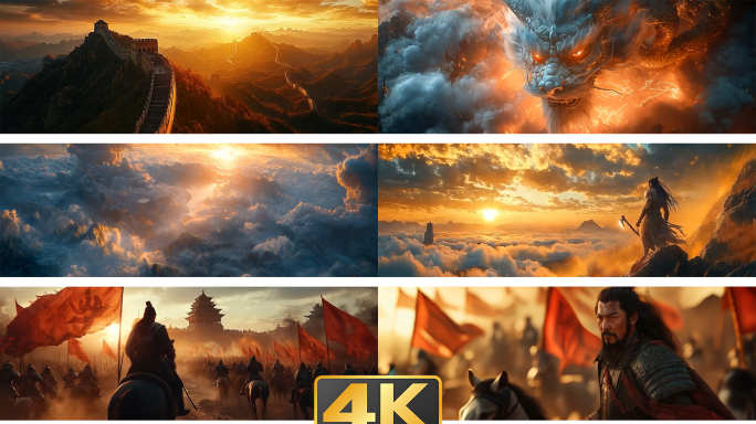 AIGC 中华历史五千年 壮丽山河与人文