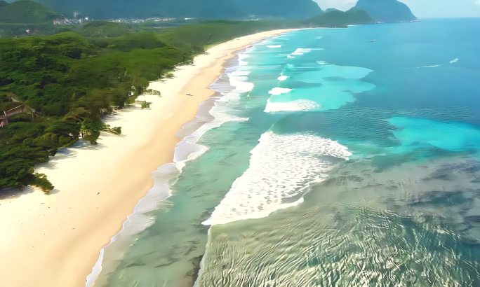 海南三亚海滩美景