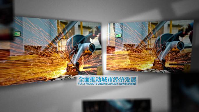 视频相册AE模板照片幻灯片动画制作