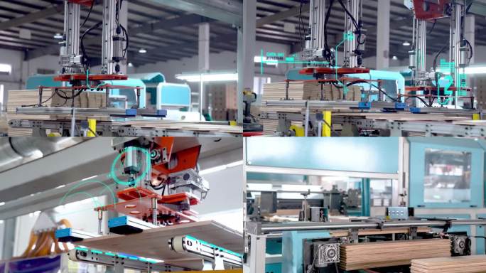 木板家具工厂自动化生产线