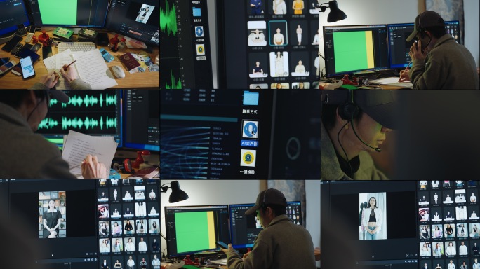 骗子用AI换脸变声软件合成假视频进行诈骗