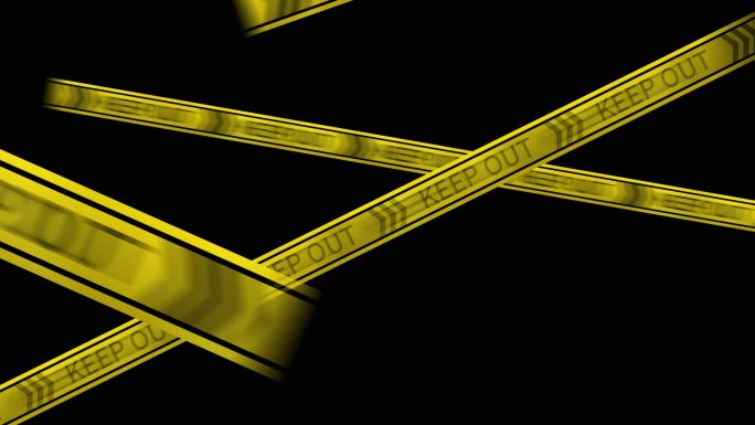 警戒线转场素材