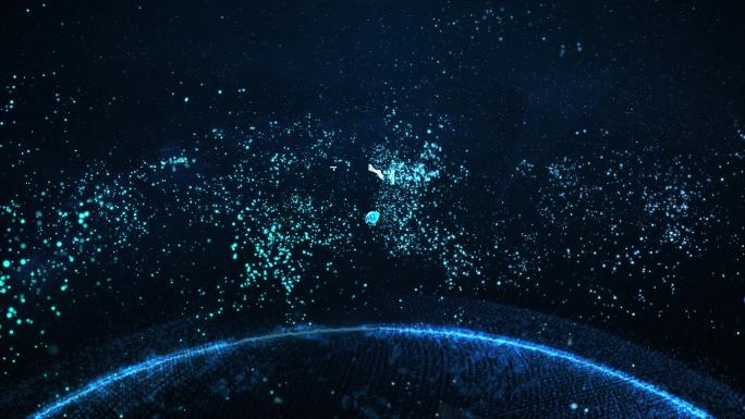 【AE模板】璀璨星光粒子汇聚片头LOGO
