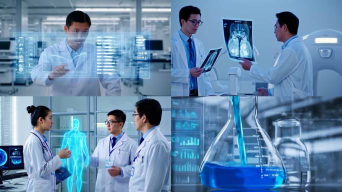 实验室医学科研团队合作医疗科技创新研究