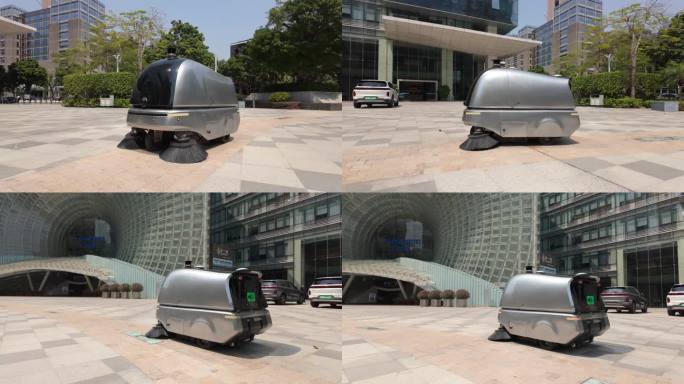 智能清扫机器人户外工作