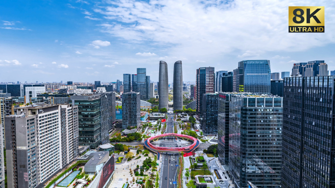 成都城市地标建筑航拍