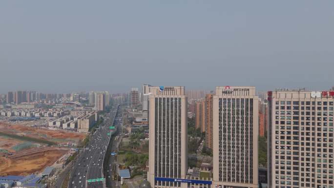 湖南银行(长沙分行)&金融中心航拍实景