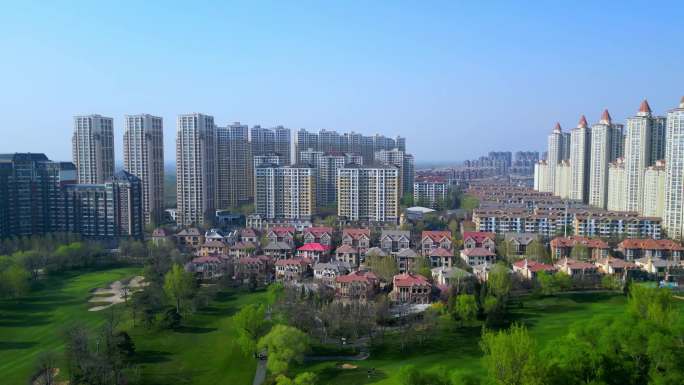 2025燕郊城市住宅航拍素材