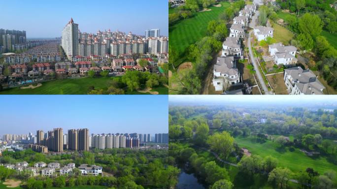 2025燕郊城市住宅航拍素材