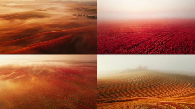 04红高粱田 航拍