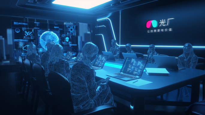 全球网络信息安全数据中心C4D+AE模板