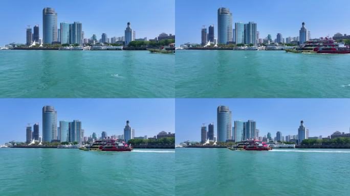 鼓浪屿学习号轮船白海豚鹭江道