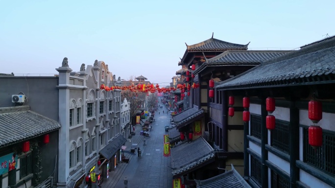 航拍许昌曹魏古城