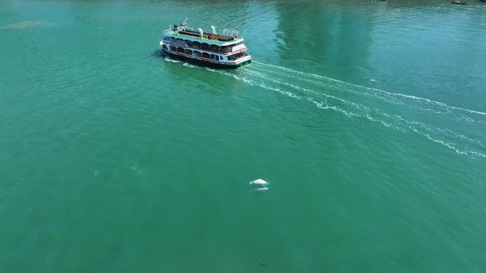 双子塔白海豚鹭江道鼓浪屿往返轮船