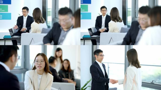 【4K】商务会谈合作洽谈