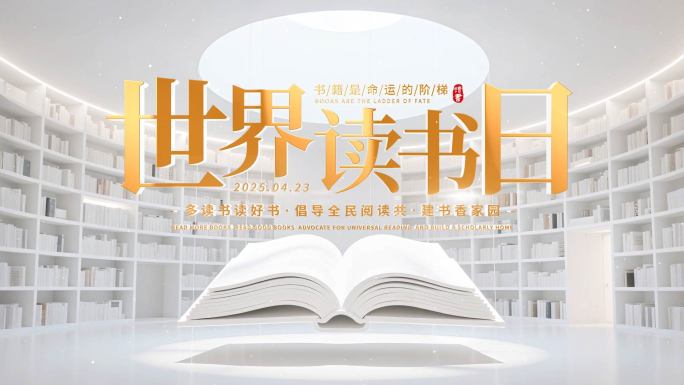 读书日片头