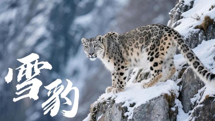 雪豹 野生雪豹