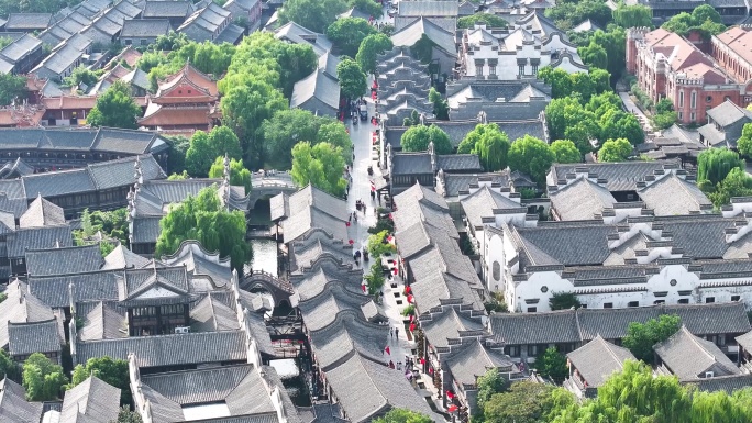 台儿庄古城航拍