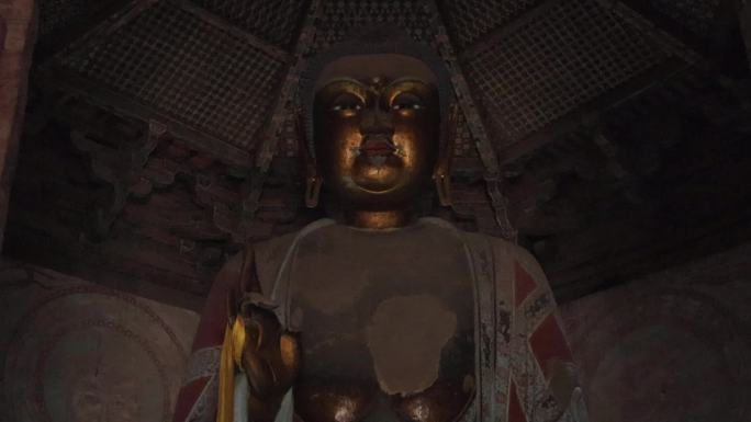山西应县木塔内景辽金大佛