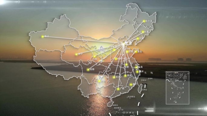 中国图到世界大气简洁地图
