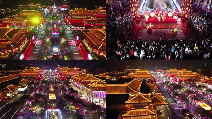 西安大唐不夜城夜景