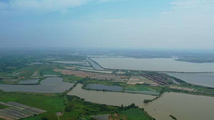 4K武汉武湖后湖长江新区跨湖大桥福银高速