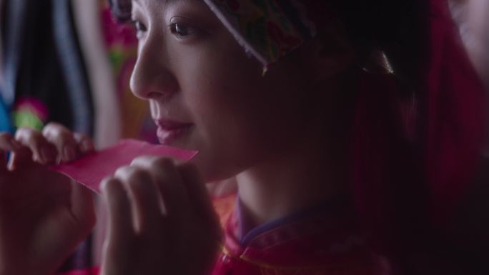 少数民族婚礼羌族婚礼