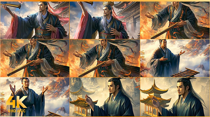 中国古代建筑始祖 木匠祖师鲁班传奇工艺精