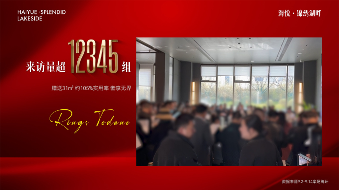 红色热销人气价值点项目配套