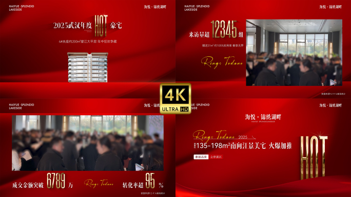 红色热销人气价值点项目配套