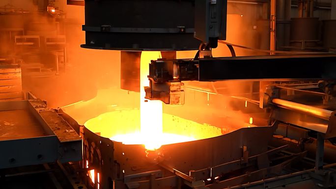 玻璃制造工厂的冶炼熔炉