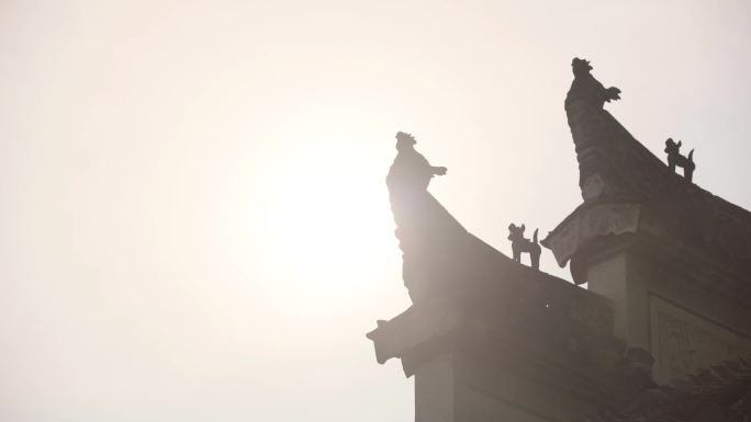 中国古建筑群风貌