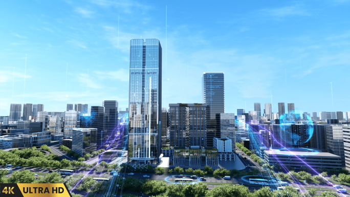科技城市未来发展城市交通三维信息数字化