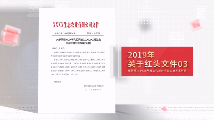 红头文件展示