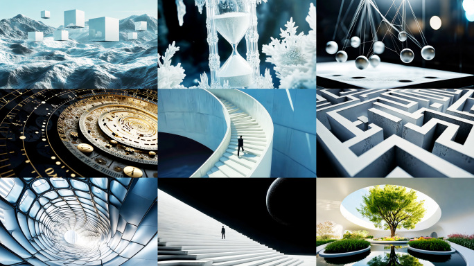 抽象建筑艺术空间